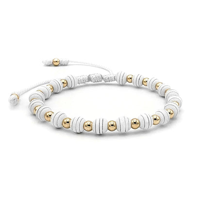 Pulsera con Neopreno y Oro Laminado 18K
