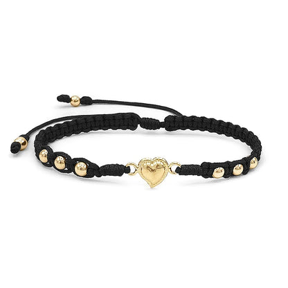 Pulsera Corazón Oro Laminado 18k