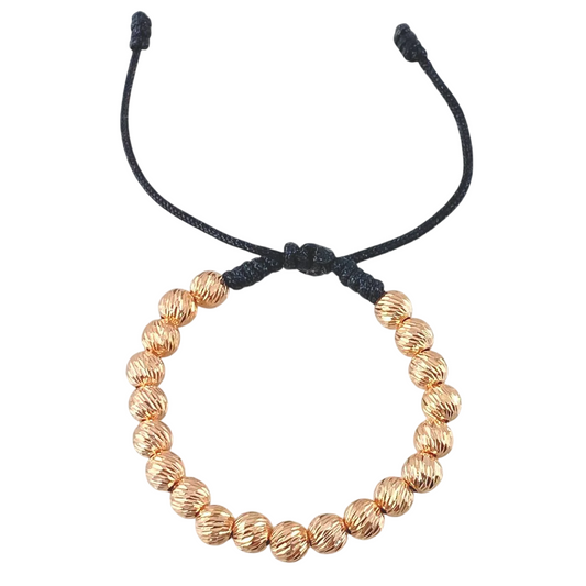 Pulsera Con Balines Diamantados 6MM